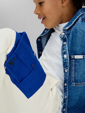 Calvin Klein Jeans Regular Broek in Blauw