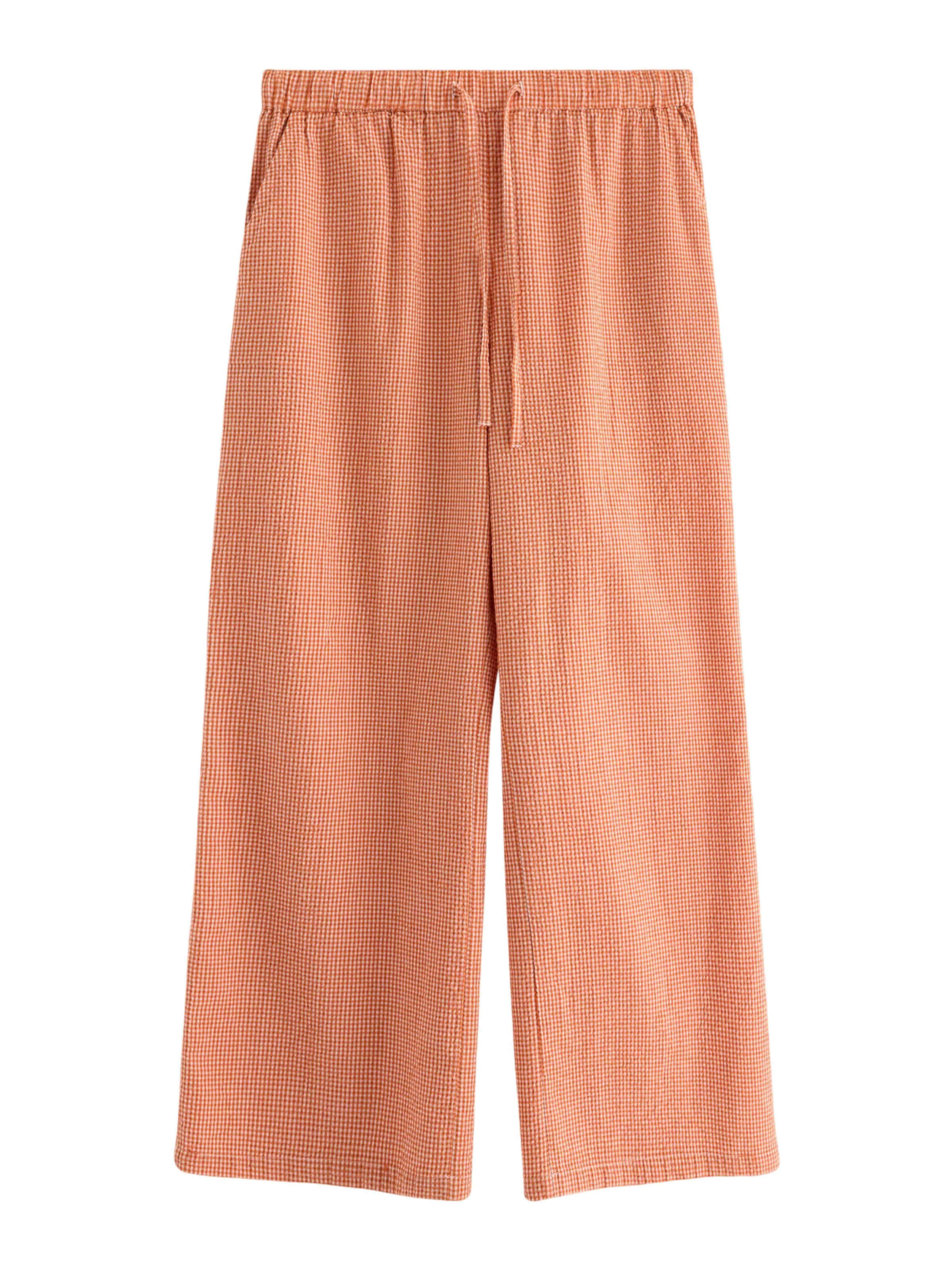 Lindex Pyžamové kalhoty – oranžová: přední strana