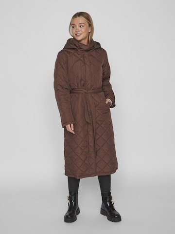 VILA Between-Seasons Coat in Brown