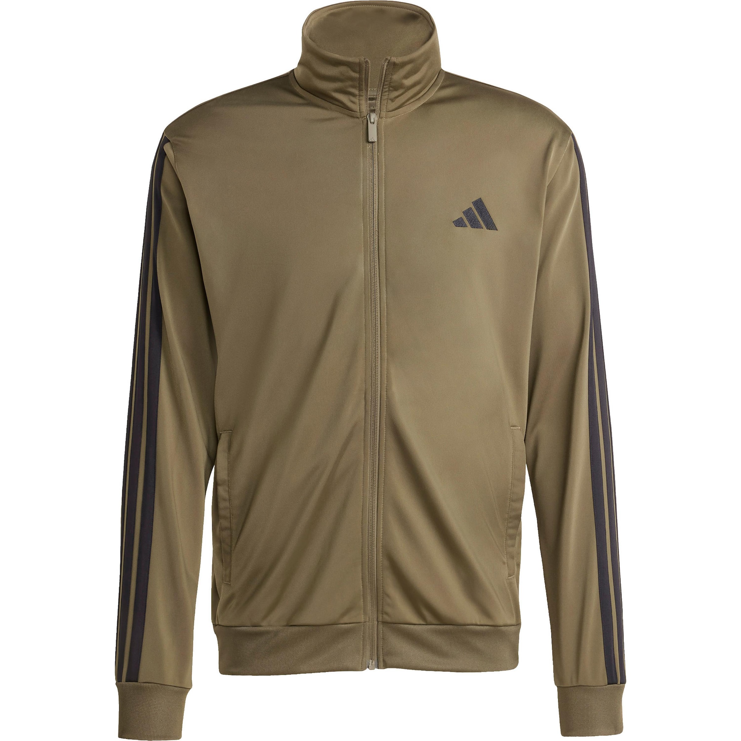 ADIDAS SPORTSWEAR Облекло за трениране 'Sportswear Basic 3-Stripes Tricot Track' в зелено