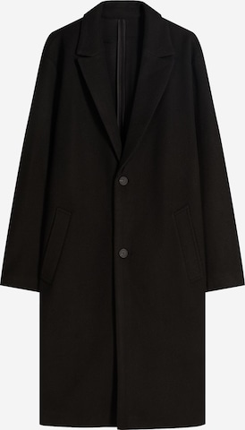 BershkaPrijelazni kaput - crna boja: prednji dio