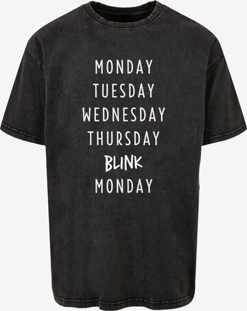 Mister Tee Shirt 'Blink' in Black: front