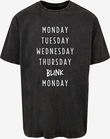 T-Shirt 'Blink' Mister Tee en noir : devant