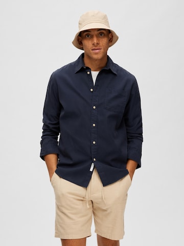 SELECTED HOMME - Ajuste regular Camisa en azul