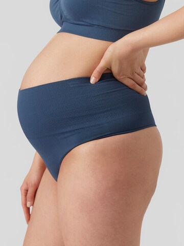 MAMALICIOUS - Tanga 'LILJA' en azul: frente