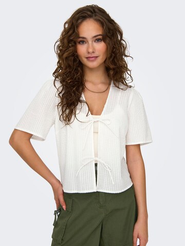 ONLY - Blusa 'Talia Steph' em branco: frente