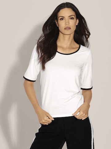 T-shirt MADELEINE en blanc : devant