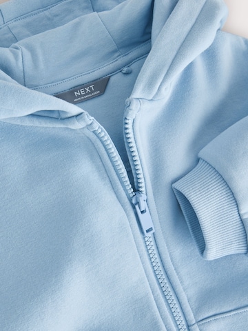 Next - Sudadera con cremallera en azul