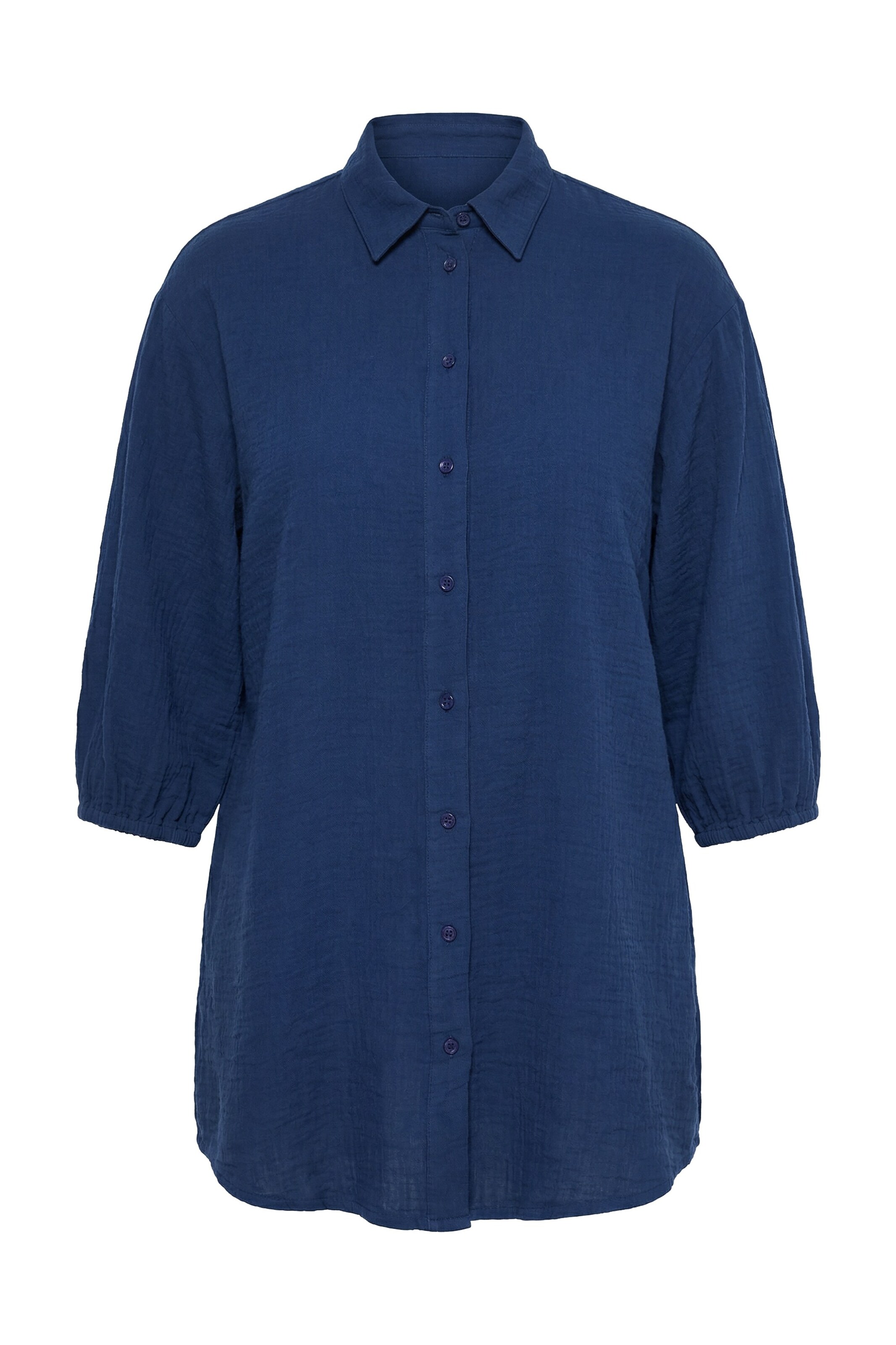 Angel of Style Bluse in Blau: Vorderseite