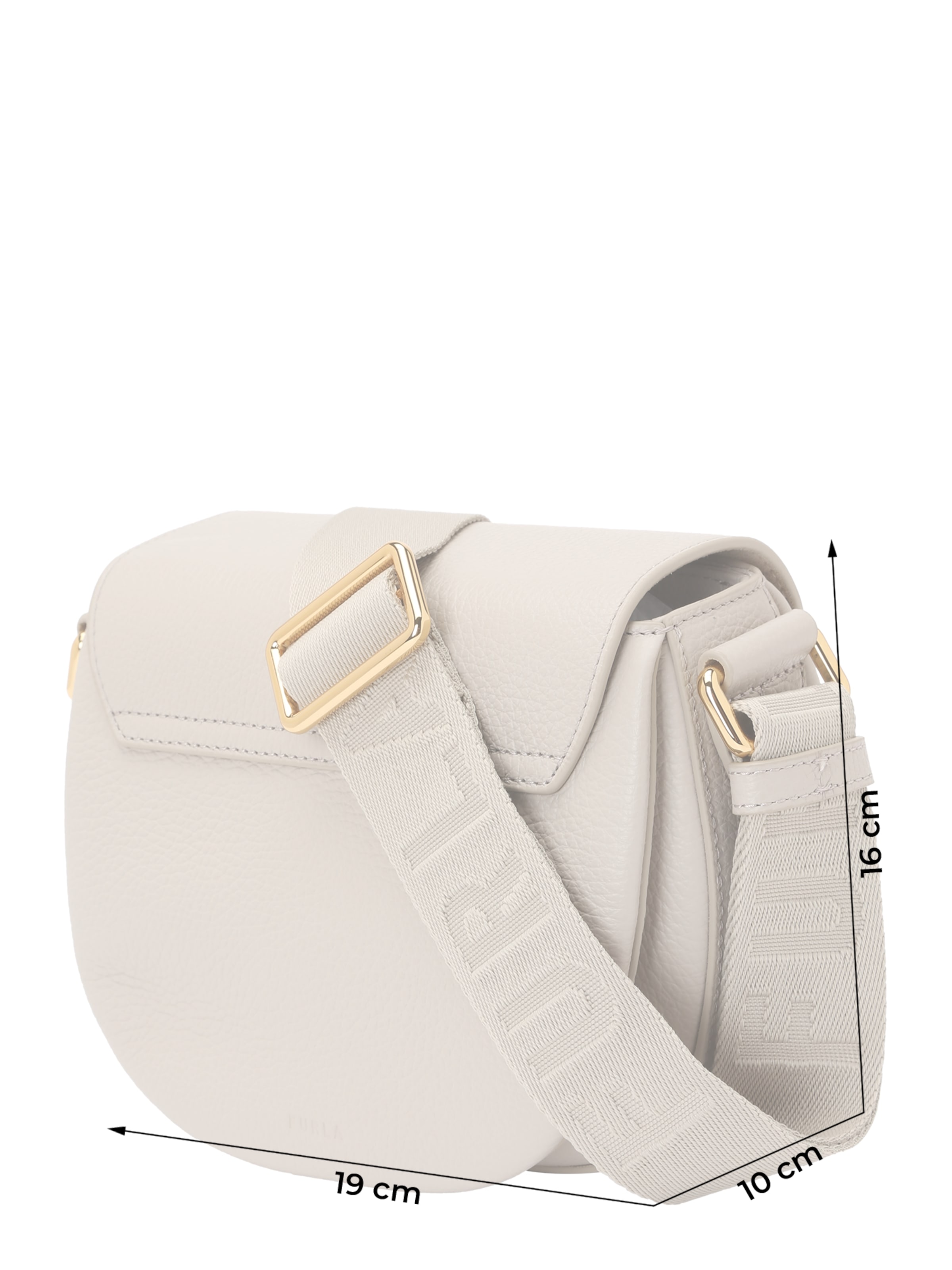 Geantă de umăr 'Lotus' de la FURLA pe alb