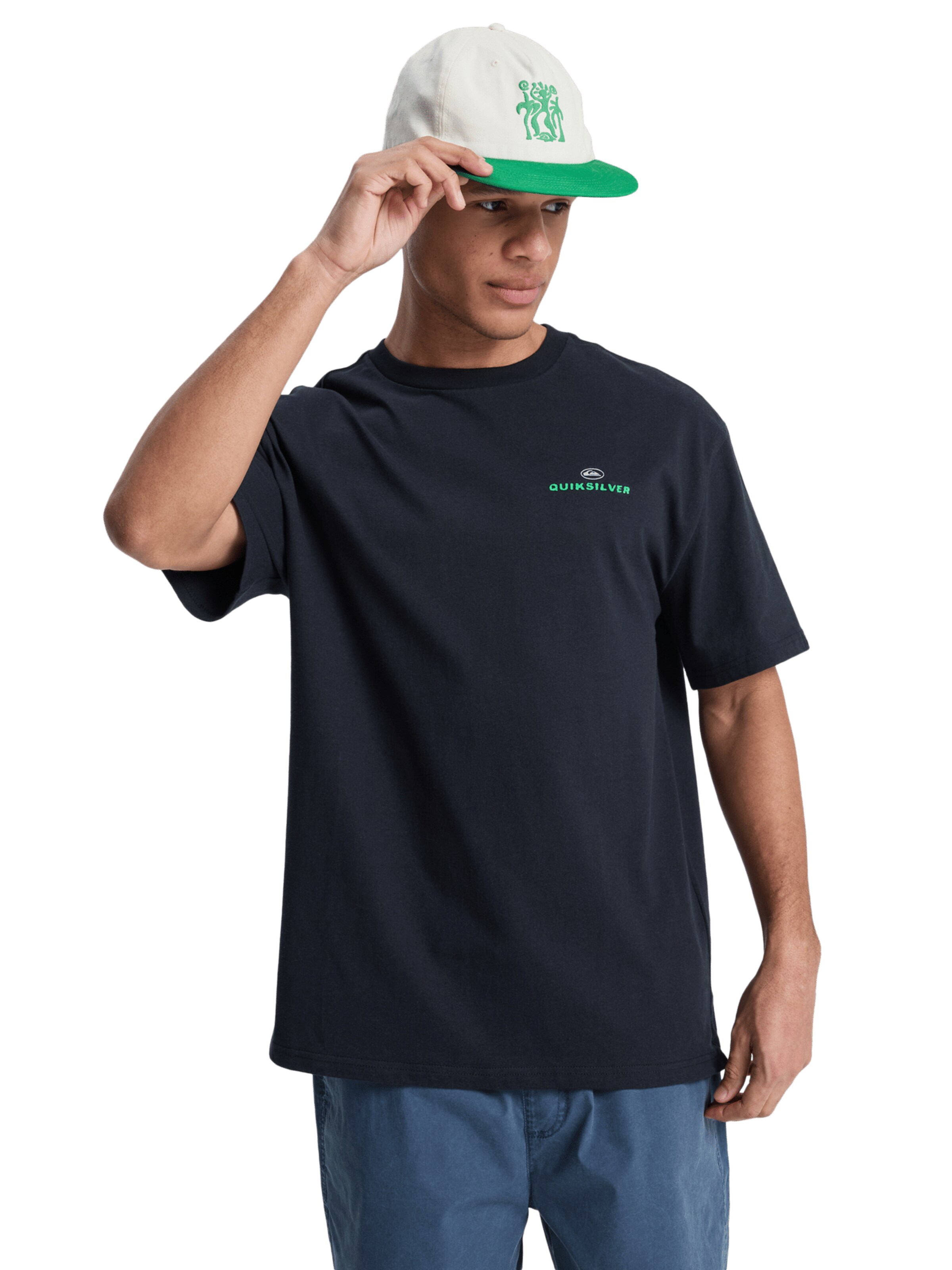 QUIKSILVER T-Shirt in Schwarz: Vorderseite