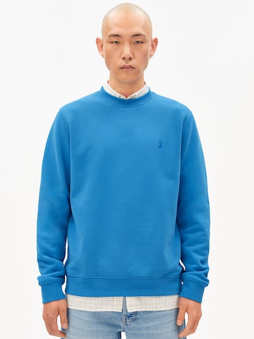 ARMEDANGELS Sweatshirt in Blue: front