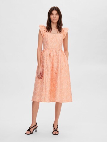 SELECTED Jurk in Oranje
