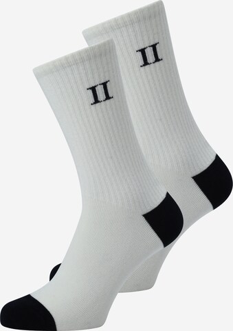 Les Deux Socks 'William' in White: front