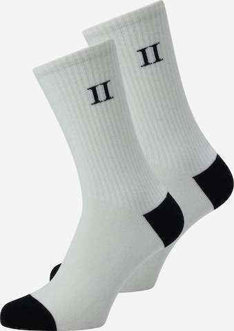 Les Deux - Calcetines 'William' en blanco: frente