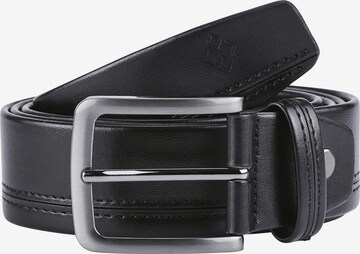 Charles Colby Belt in Black: front