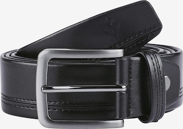 Ceinture Charles Colby en noir : devant