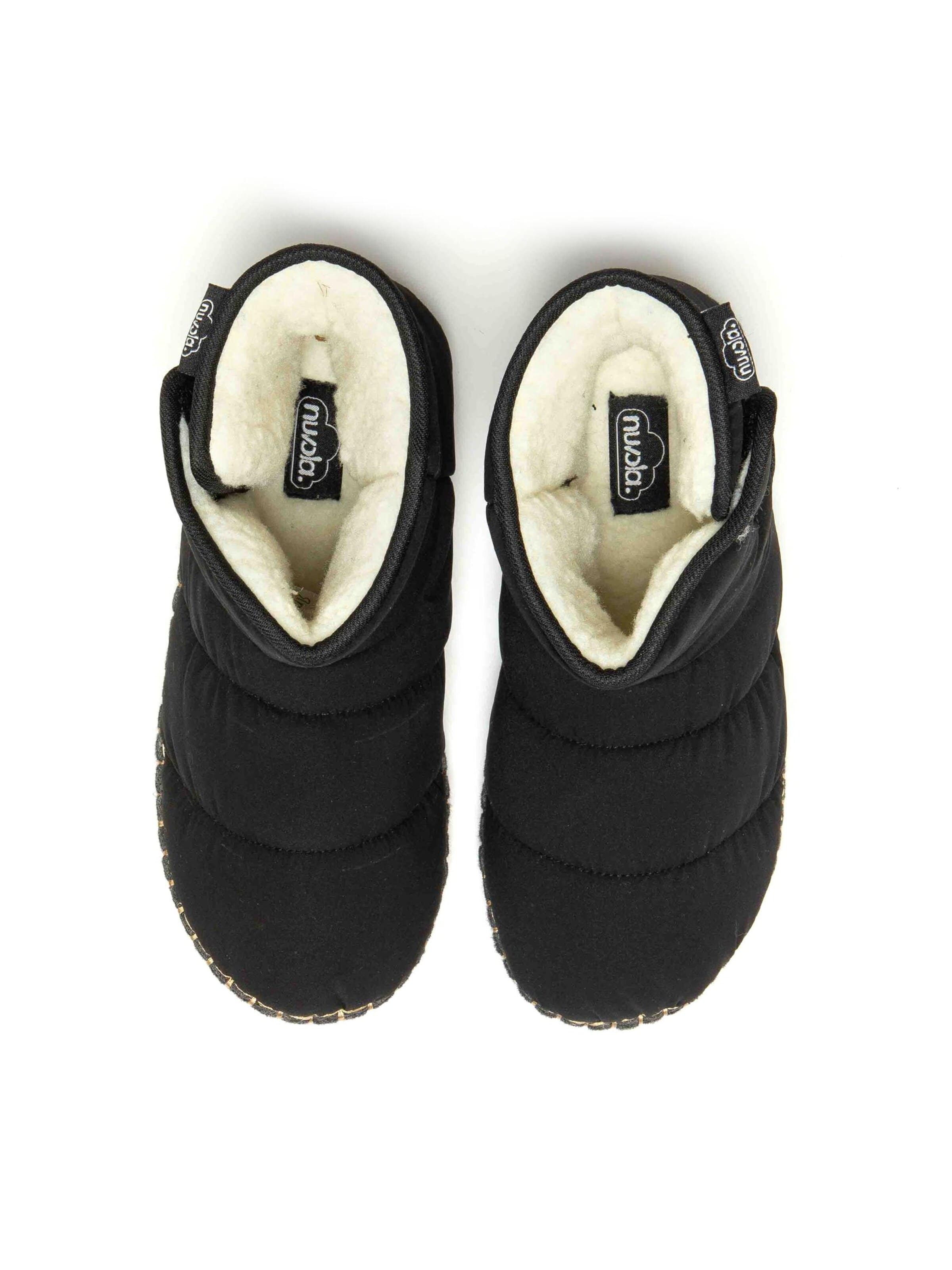 Pantoufle 'Boot Road' Nuvola. en noir