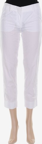 PRADA Pants in XXS in White: front