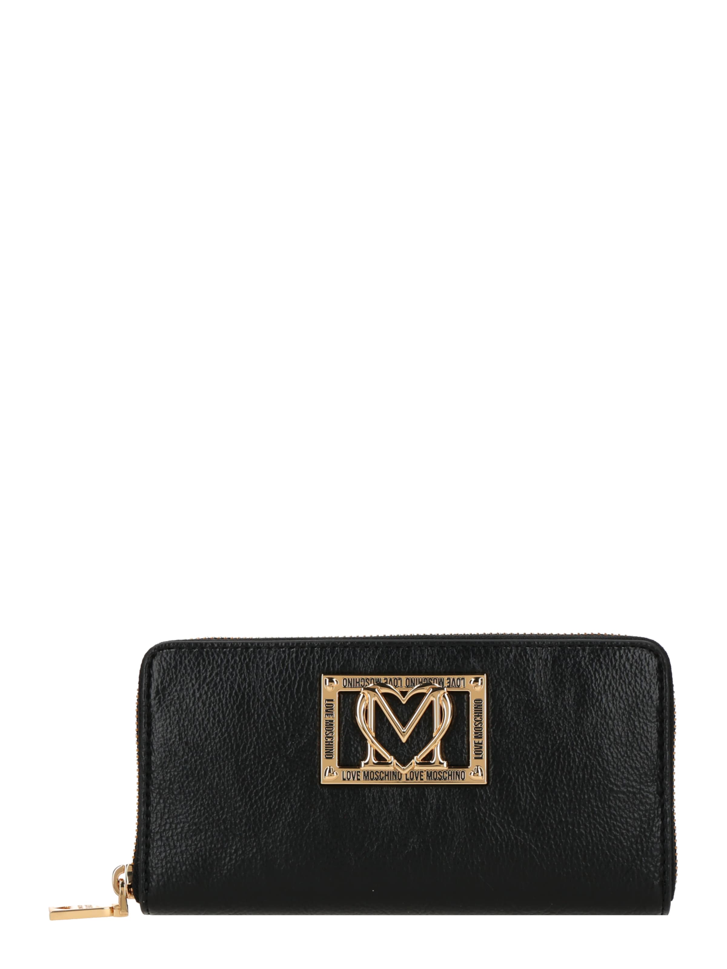 Porte-monnaies Love Moschino en noir : devant