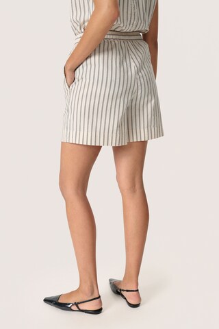 Loosefit Pantalon 'Anvitte' SOAKED IN LUXURY en beige