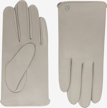 Roeckl Full Finger Gloves 'New York' in Grey: front