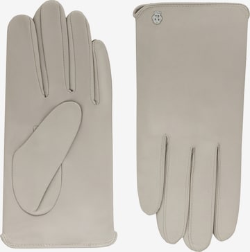 Roeckl Full Finger Gloves 'New York' in Grey: front