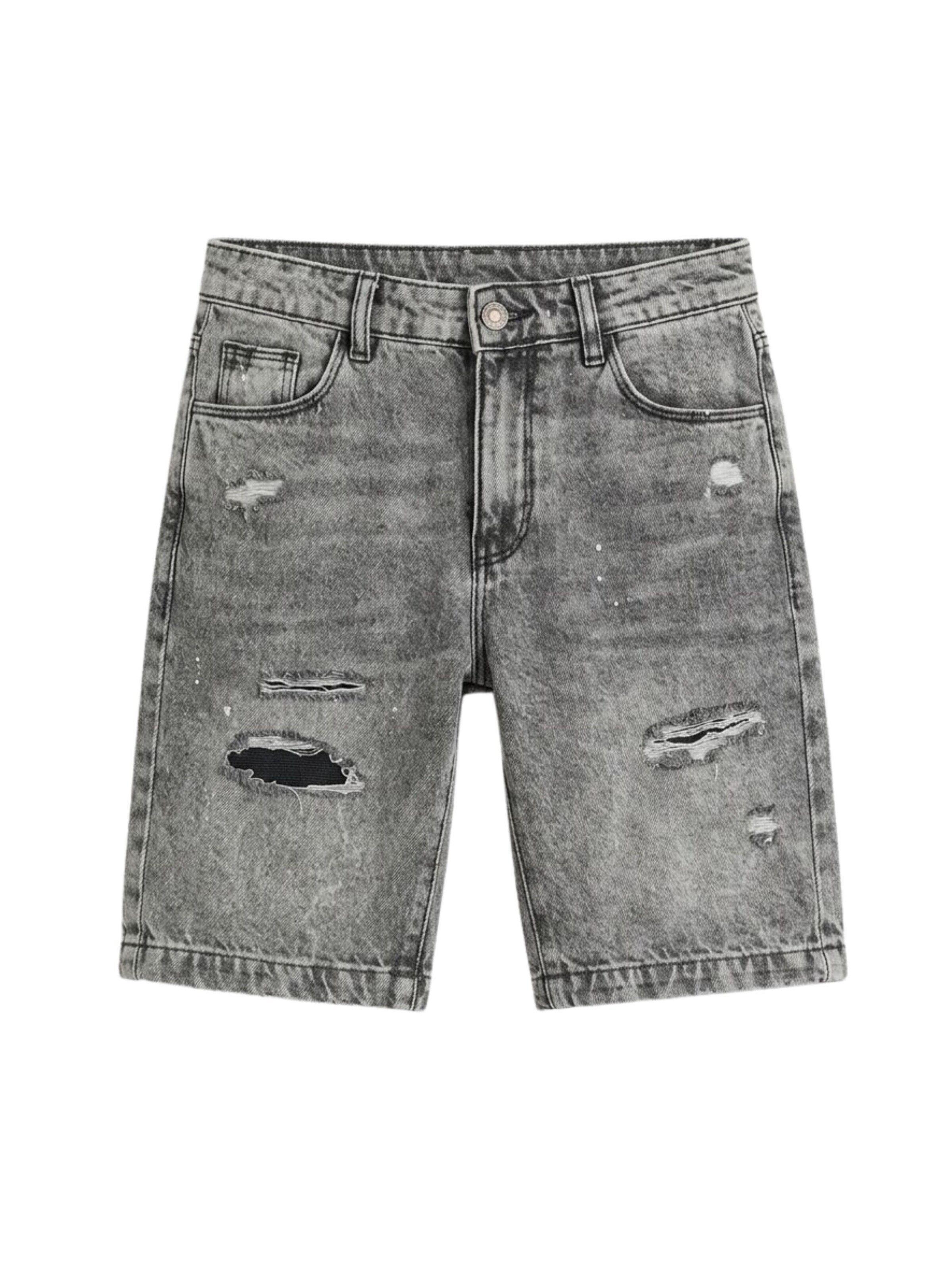 Solang Shorts in Grau: Vorderseite