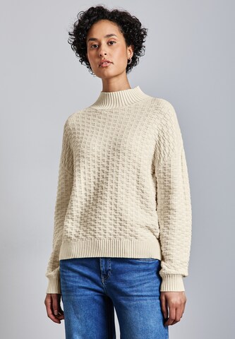 STREET ONE Pullover in Beige: Vorderseite