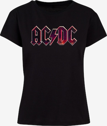 Merchcode Shirt ' ACDC - Distressed' in Schwarz: Vorderseite