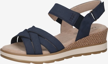 CAPRICE Sandale in Blau: Vorderseite