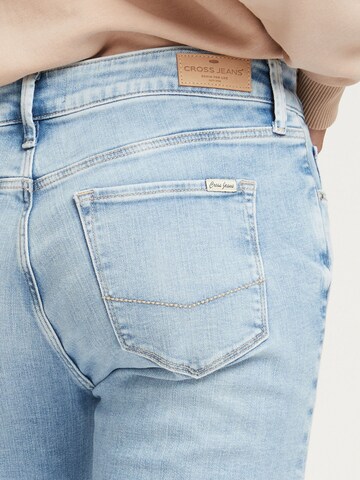 Cross Jeans Slimfit Hose 'Amber' in Blau