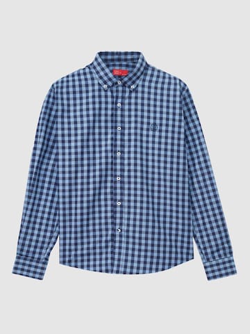 D’S Damat Overhemd in Blauw: voorkant