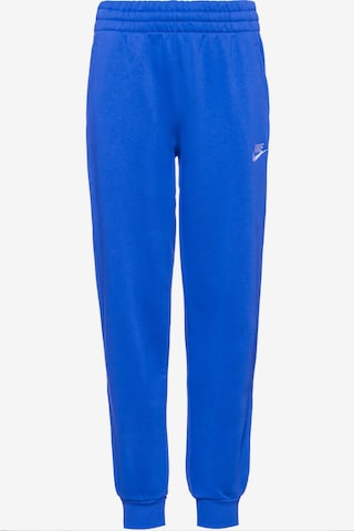 Nike Sportswear Pants 'Club Fleece' in Blue: front