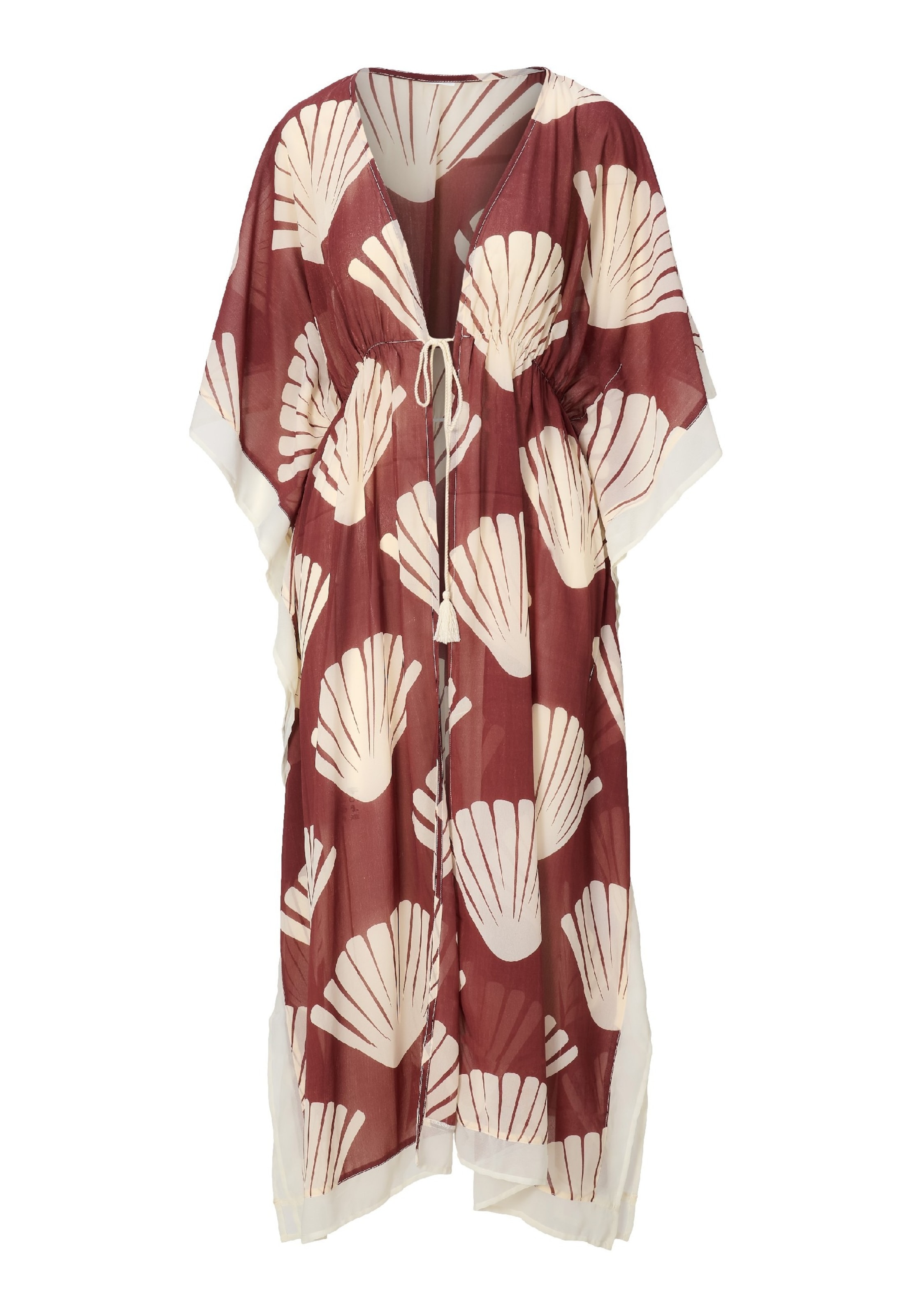 LingaDore - Kimono en marrón: frente