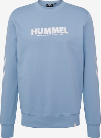 Hummel - Sweatshirt 'Legacy' em azul: frente