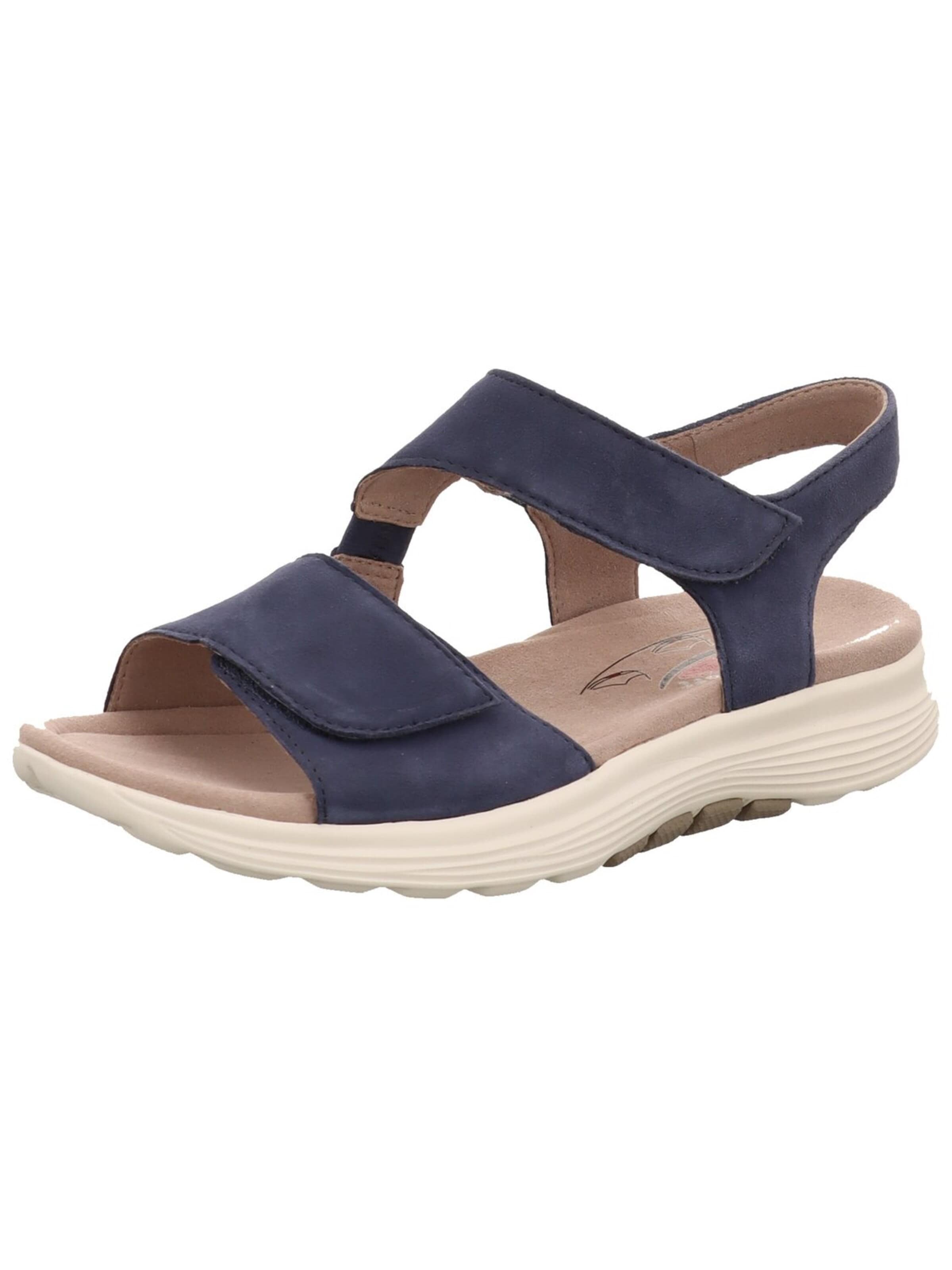 Gabor Comfort Sandale 'Sandalette Damen 82-743-25 Echtleder in orange'‌‌‌‌‌‌‌ in Blau: Vorderseite