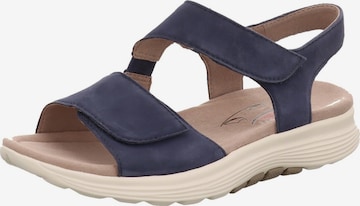Sandalo 'Sandalette Damen 82-743-25 Echtleder in orange' di Gabor Comfort in blu: frontale