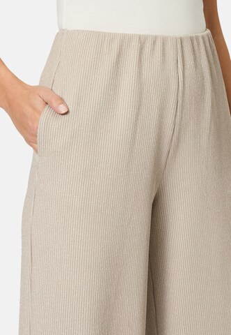 Wide leg Pantaloni di zero in beige