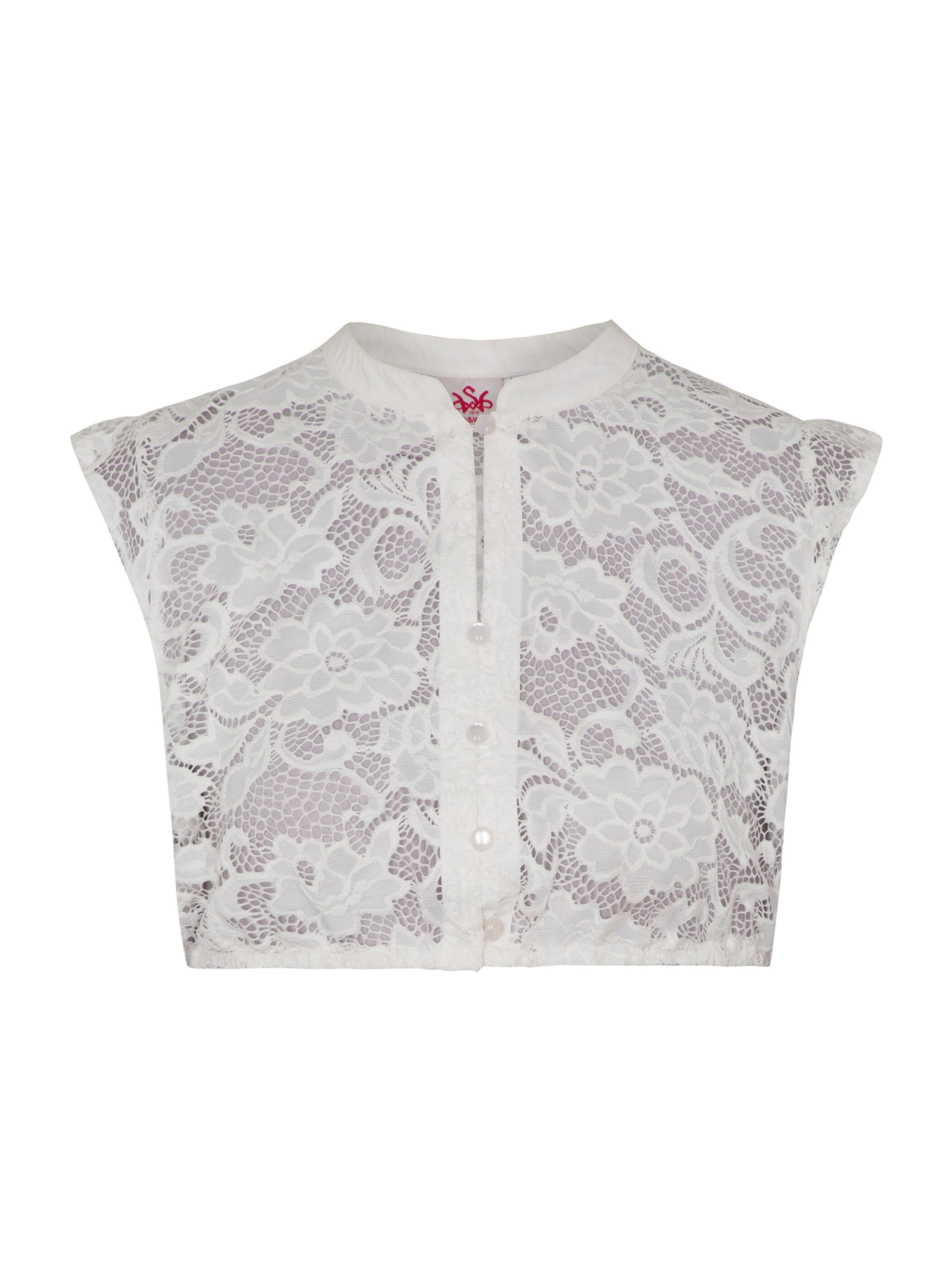 SPIETH & WENSKY Dirndlbluse Faustria in Weiß: Vorderseite