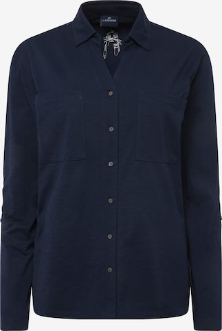 LAURASØN Blouse in Blue: front
