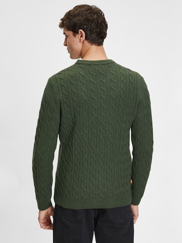TIMBERLAND Пуловер 'P-B' в зелено