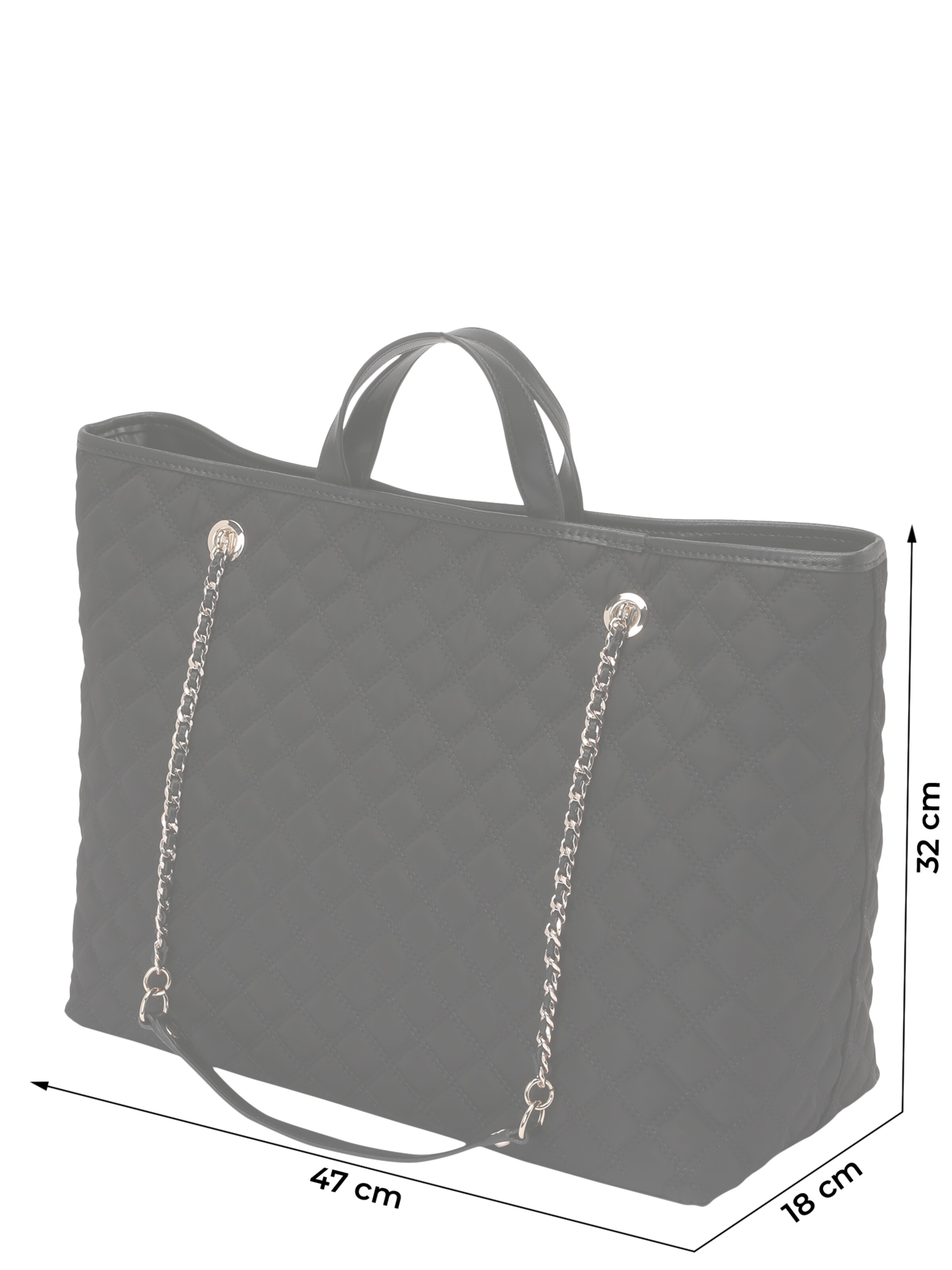 Shopper 'GIULLY II LARGE 2 IN 1 TOTE' di GUESS in nero
