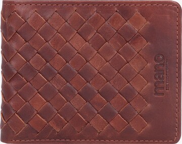 mano Wallet 'Don Luca' in Brown: front