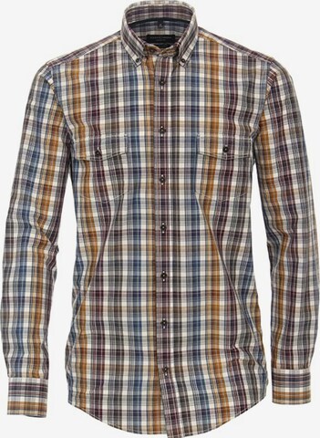 VENTI Slim fit Button Up Shirt in Mixed colors: front