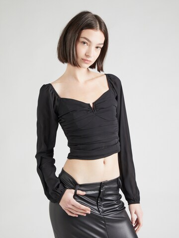 HOLLISTER Blouse 'EMEA' in Black: front