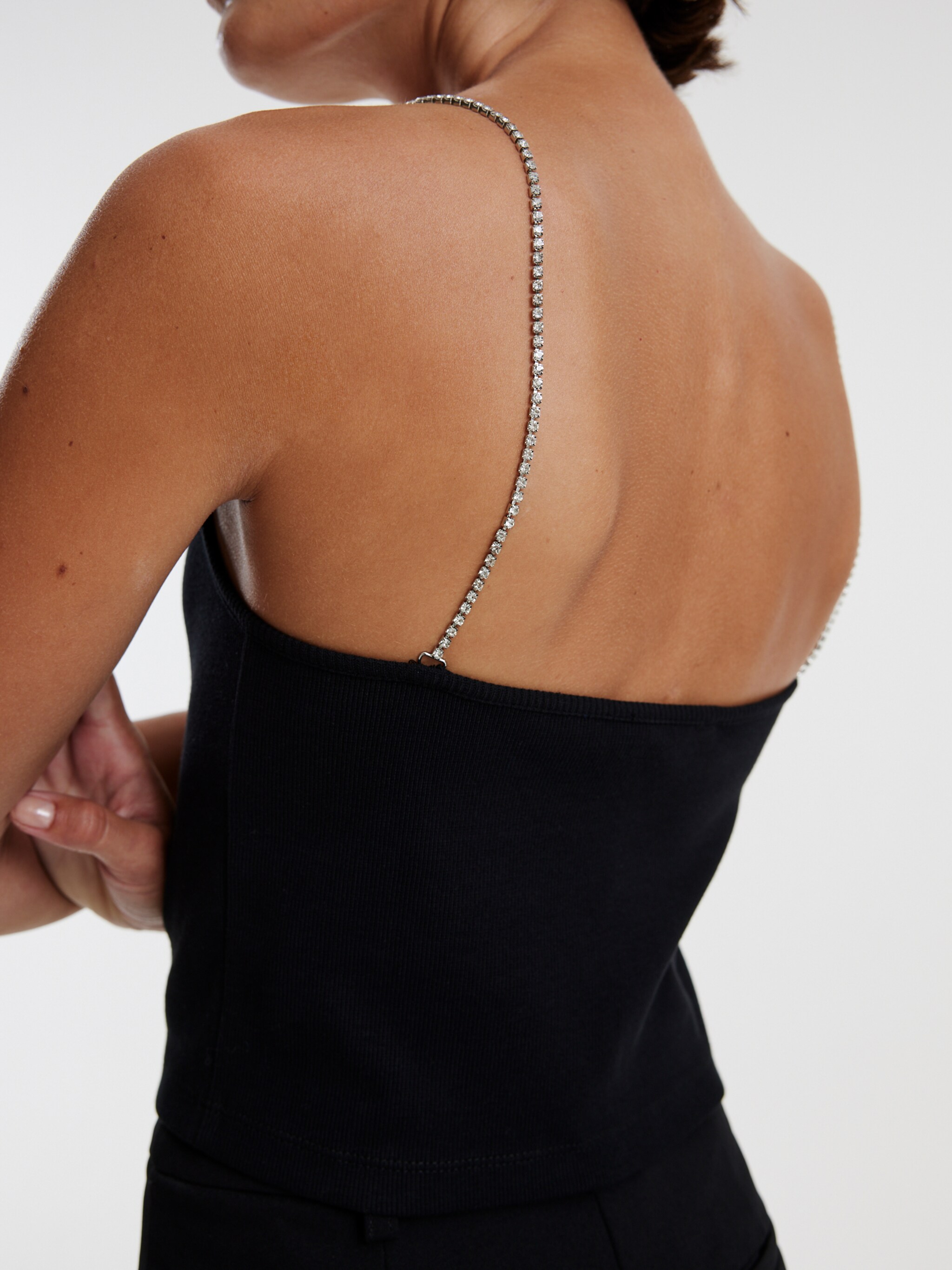 EDITED Produits Haut 'Fiene' noir