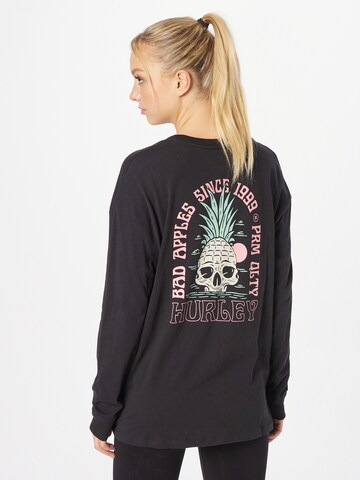 Hurley Funktionsshirt 'Bad Apples' in Schwarz: predná strana