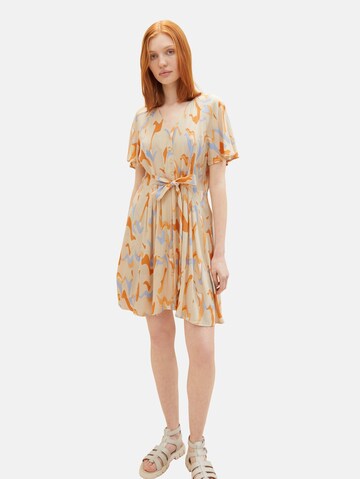 TOM TAILOR DENIM Blousejurk in Beige