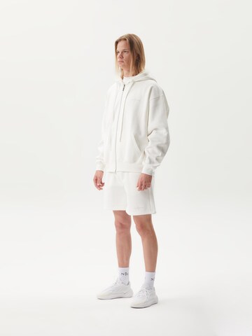 Ossy Homer Sweatshirt 'Zip Hoodie Heavy Cotton 450 Gsm' in White